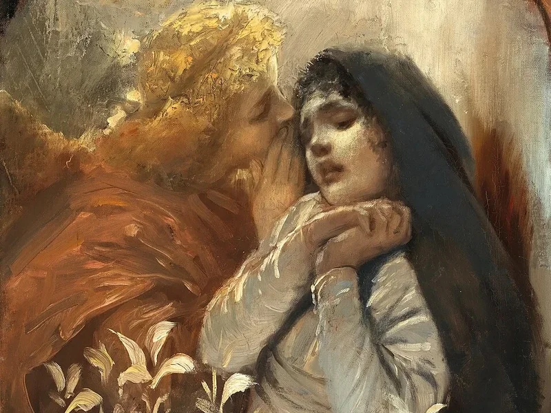 1846-Hermann von Kaulbach - Annunziata
